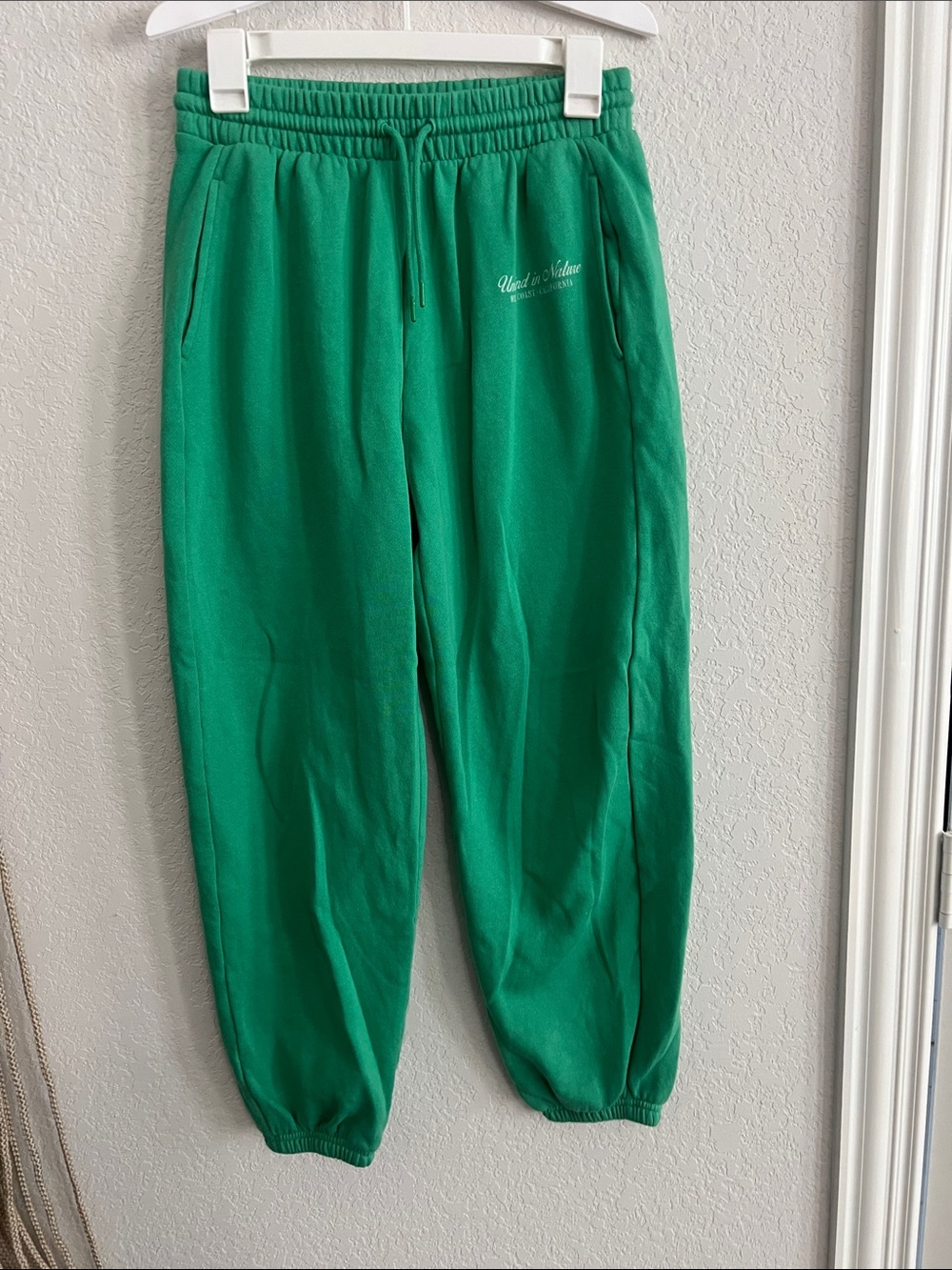 Old Navy Green Kids Fleece Joggers with Drawstring